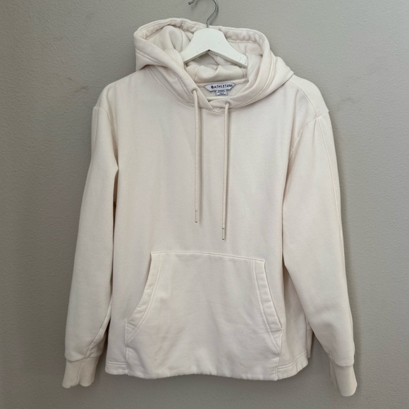 Athleta Retroplush Fleece Hoodie Sweatshirt Women’s size Small - Picture 2 of 12